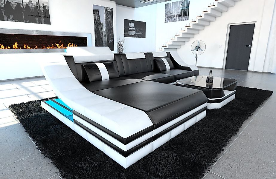 Sofa Dreams Ecksofa Ledercouch Sofa Leder günstig online kaufen