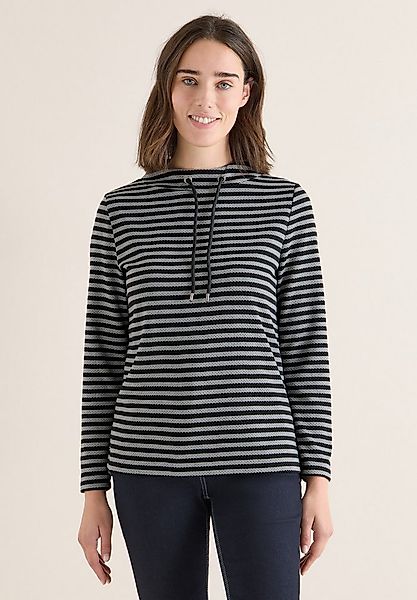 CECIL Langarmshirt mit Tunnelzugband am Kragen günstig online kaufen