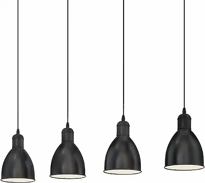 EGLO Pendelleuchte »PRIDDY«, 4 flammig, Leuchtmittel E27   ohne Leuchtmitte günstig online kaufen