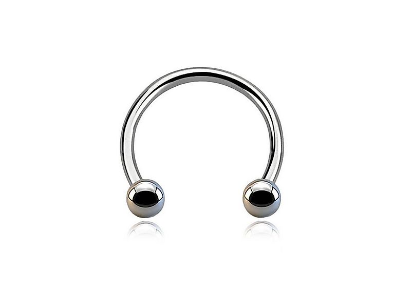 viva-adorno Nasenpiercing Titan Hufeisen Piercing Kugeln Lippenpiercing Aug günstig online kaufen