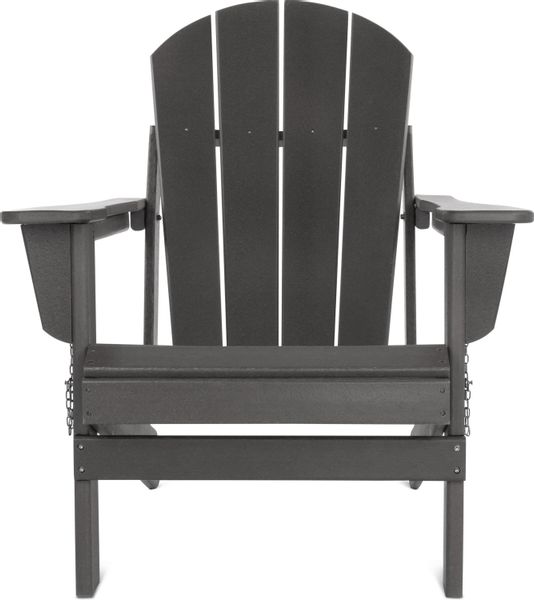 Aspero Gartenstuhl Gartenstuhl Adirondack mit Fußstütze, günstig online kaufen
