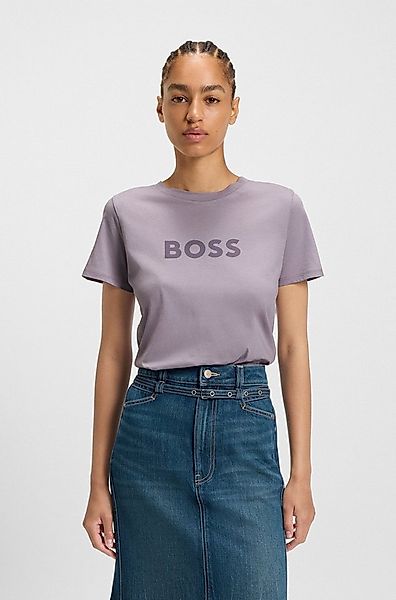 BOSS ORANGE T-Shirt Elogo Premium Damenmode mit BOSS-Schriftzug günstig online kaufen