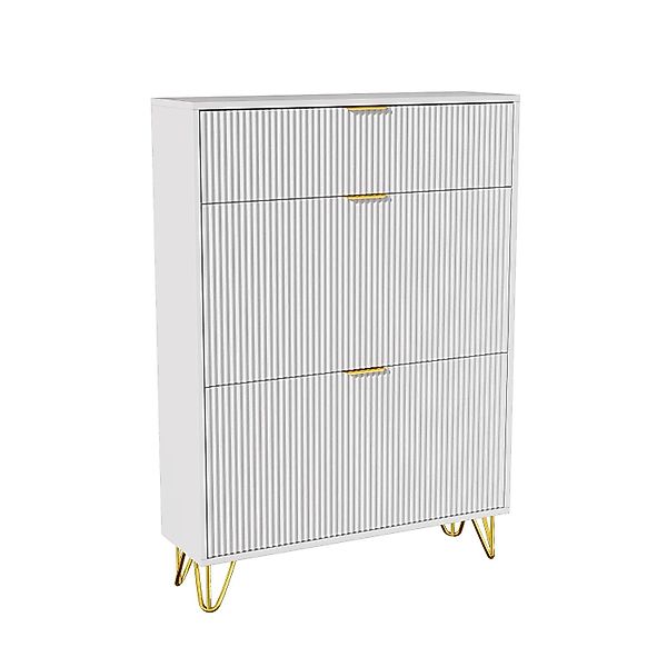 PXloue Schuhschrank Schuhkipper Schuhkommode mit Metallgriffen für Flure&Wo günstig online kaufen