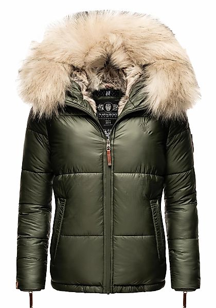 Navahoo Winterjacke "Tikunaa" mit Kapuze warm gefütterte Damen Steppjacke m günstig online kaufen