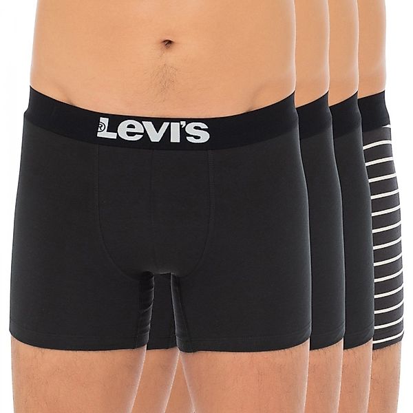 Levi's® Boxershorts LEVIS MEN SOLID BASIC BOXER & VINTAGE STRIPE 4P ECOM (S günstig online kaufen