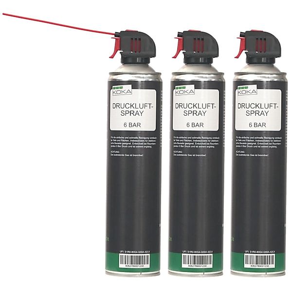 KOKA 3x Druckluftspray 6 Bar günstig online kaufen