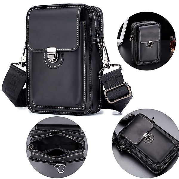 REDOM Umhängetasche Henkeltasche Tragetasche Aktentasche Tasche Vintage (Ku günstig online kaufen