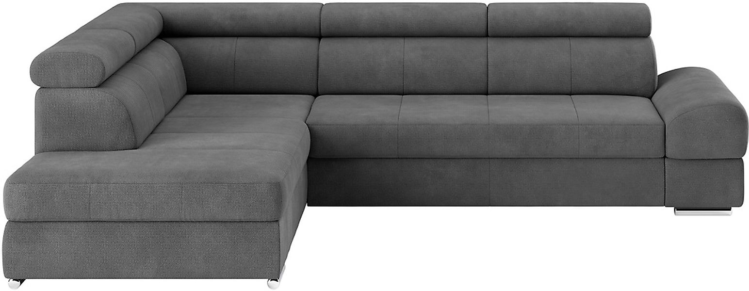 sit&more Ecksofa "Broadway L-Form" mit verstellbaren Kopfteilen, wahlweise günstig online kaufen