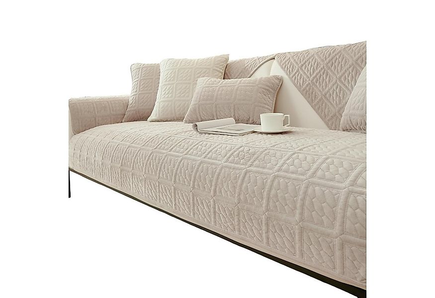 Coonoor Sofaschoner Milchsamt Superweiche Sofa Überzug L Form U 1/2/3/4 Sit günstig online kaufen