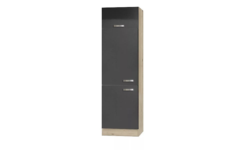 Kühlschrankumbau  Messina - holzfarben - 60 cm - 206,8 cm - 58 cm - Sconto günstig online kaufen
