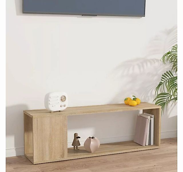 furnicato TV-Schrank Sonoma-Eiche 100x24x32 cm Holzwerkstoff günstig online kaufen