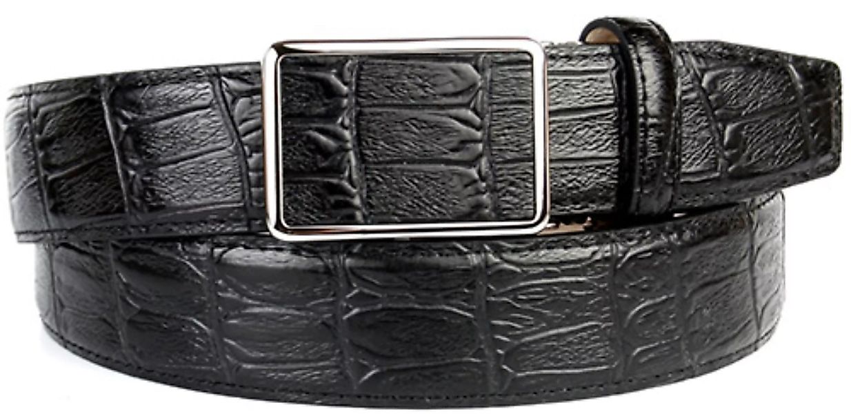 Anthoni Crown Gürtel schwarz 17K10 günstig online kaufen