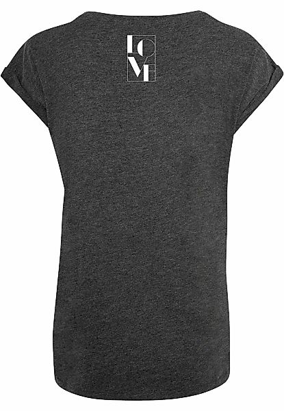 Merchcode T-Shirt "Merchcode Damen Ladies Love Extended Shoulder Tee" günstig online kaufen