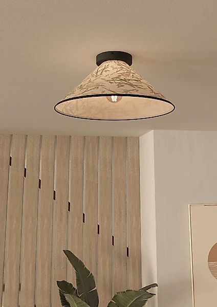 EGLO Deckenleuchte »OXPARK« E27 1 Stk. Deckenleuchte, Japandi Design, Wohnz günstig online kaufen