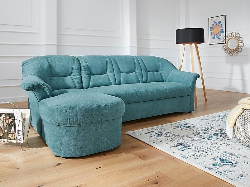 DOMO collection Ecksofa "Sarafina zeitlos und komfortabel, optional mit Fed günstig online kaufen