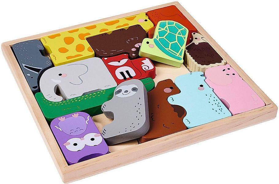 Eichhorn Lernspielzeug Tierset in Holzbox günstig online kaufen