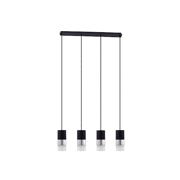 Lindby Pendelleuchte Svante 10030102 Modern in Alu aus Glas 4-flammig E27 W günstig online kaufen