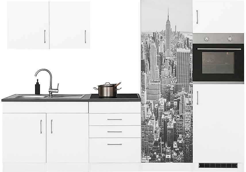 KOCHSTATION Küchenzeile »KS-Paris – Küchen mit einzigartigen Fotomotiven au günstig online kaufen