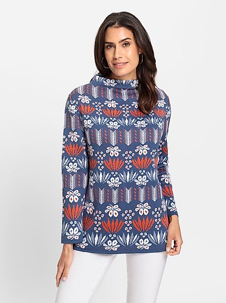 Witt Strickpullover Jacquard-Pullover günstig online kaufen
