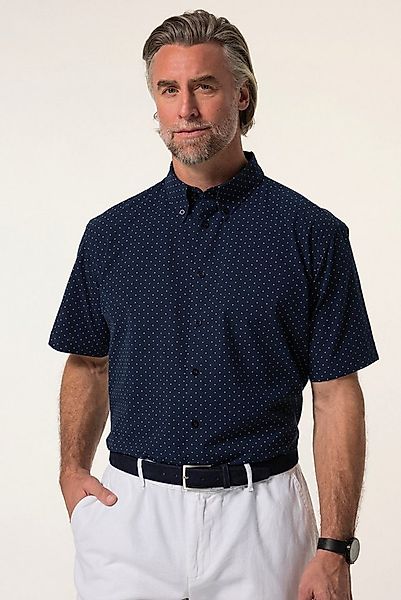 Boston Park Kurzarmhemd Hemd Halbarm Seersucker Buttondown-Kragen günstig online kaufen