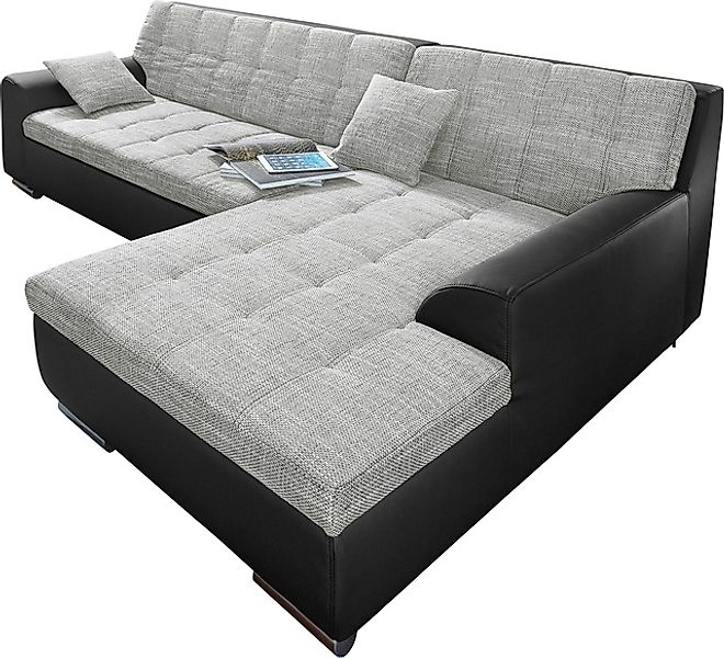 DOMO collection Ecksofa »Treviso viele Bezüge, auch in Cord, L-Form, B/T/H: günstig online kaufen