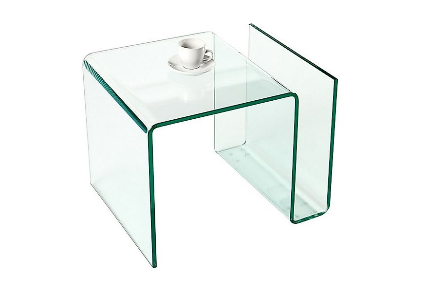 riess-ambiente Couchtisch FANTOME 50cm transparent, Wohnzimmer · eckig · Gl günstig online kaufen
