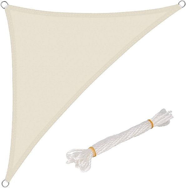 Woltu Sonnensegel, Sonnensegel Polyester Windschutz creme günstig online kaufen