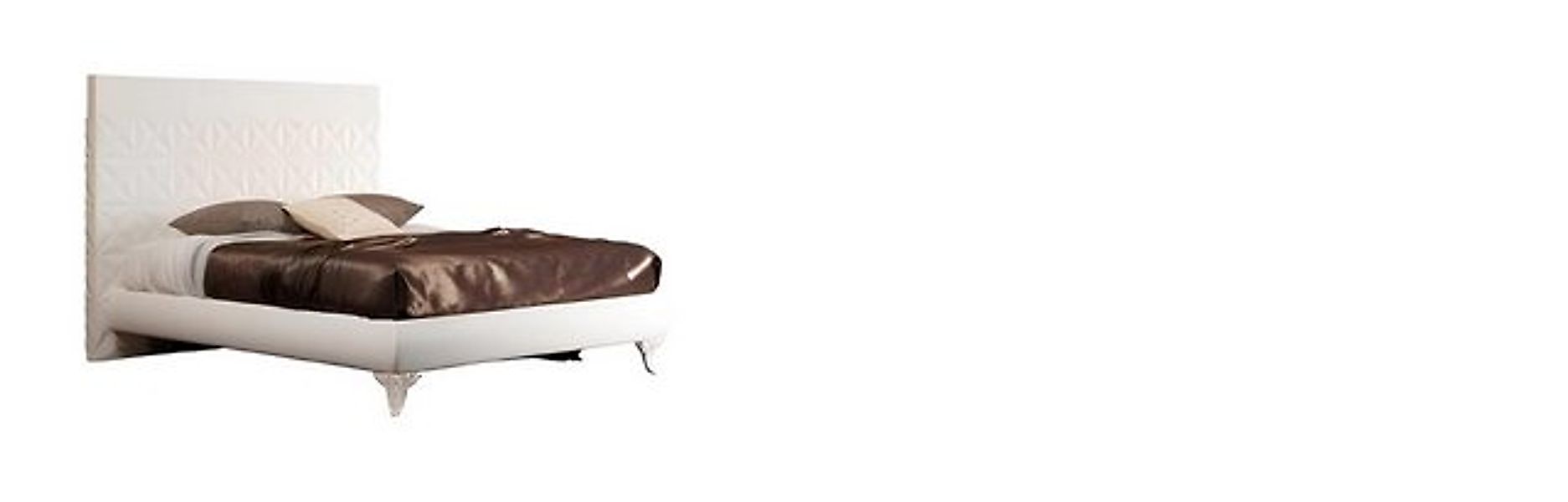 JVmoebel Bett Luxus Bett Holz Betten Bettrahmen Weiß Doppel Bettgestell Bet günstig online kaufen