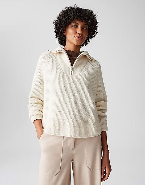 OPUS Strickpullover POY Loose Rippstrick POY Loose Rippstrick Troyer weite günstig online kaufen
