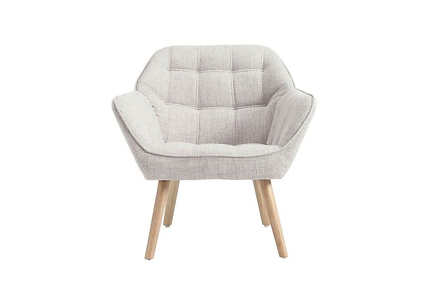 CHAIRUS Sessel Gepolsterter Lehnensessel mit Holzbeinen für Wohn- & Schlafz günstig online kaufen