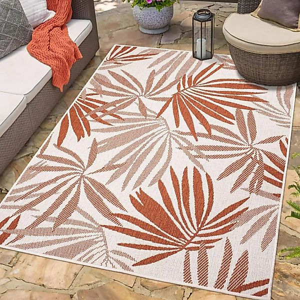 Carpet City Outdoorteppich »DUO RUG 5771«, rechteckig, 5 mm Höhe, Wendetepp günstig online kaufen