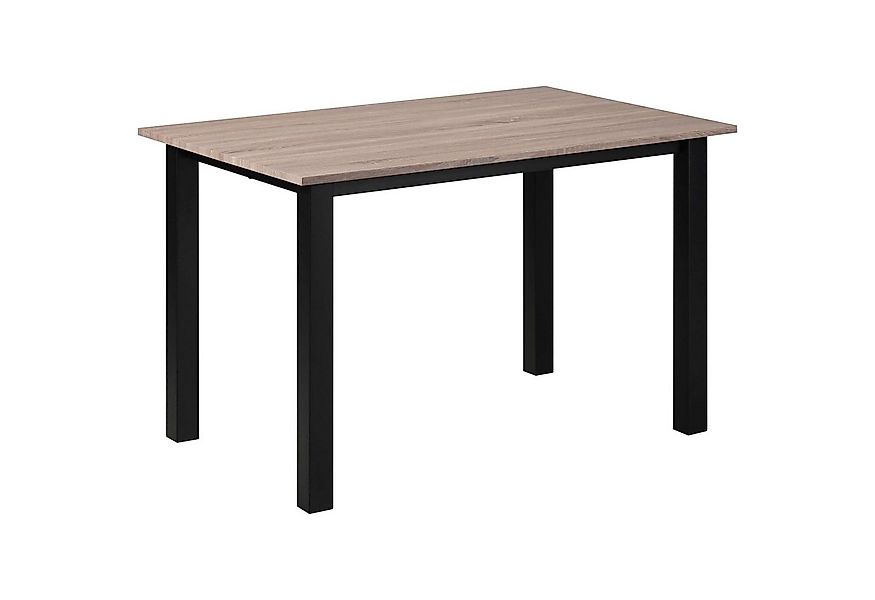 OTTO home Esstisch Babetta, schwarzes pulverbeschichtetes Metallgestell, ve günstig online kaufen