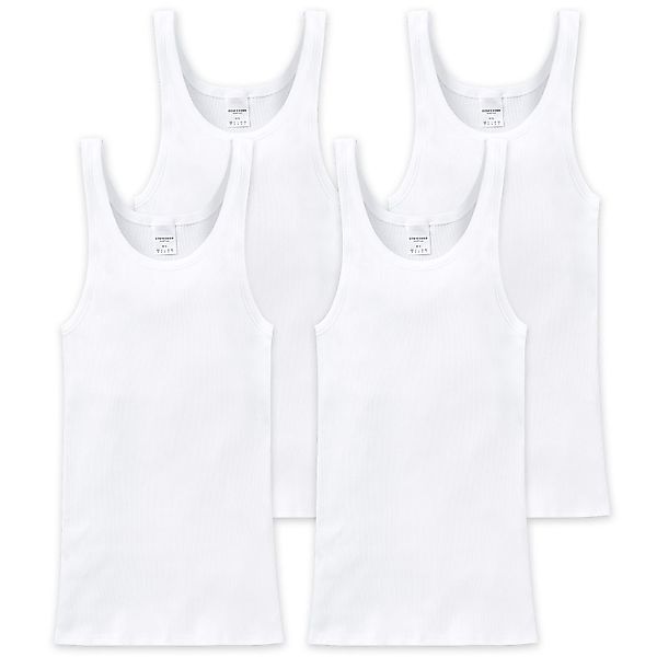 Schiesser Unterhemd Basic (3-St) schlichtes Basic-Unterhemd günstig online kaufen