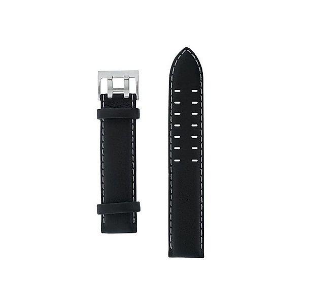 Di Modell Uhrenarmband Ersatzarmband Leder schwarz mit Doppeldornschließe f günstig online kaufen