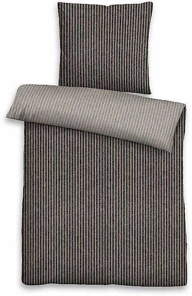 Biberna Wendebettwäsche "Tillmann" 2 Stk. tlg. kuschelig warm im Winter, ge günstig online kaufen