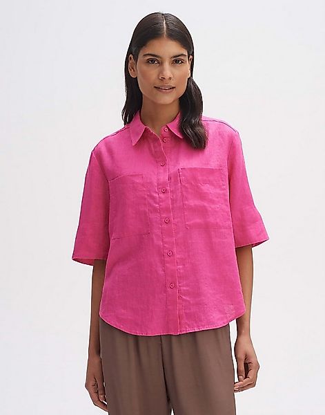 OPUS Kurzarmbluse Leinenbluse FILALIA günstig online kaufen