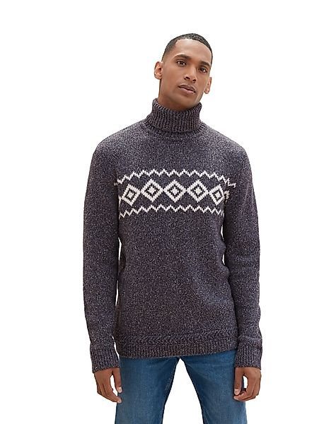 Tom Tailor Herren Rollkragen Pullover NEP TURTLENECK - Regular Fit günstig online kaufen