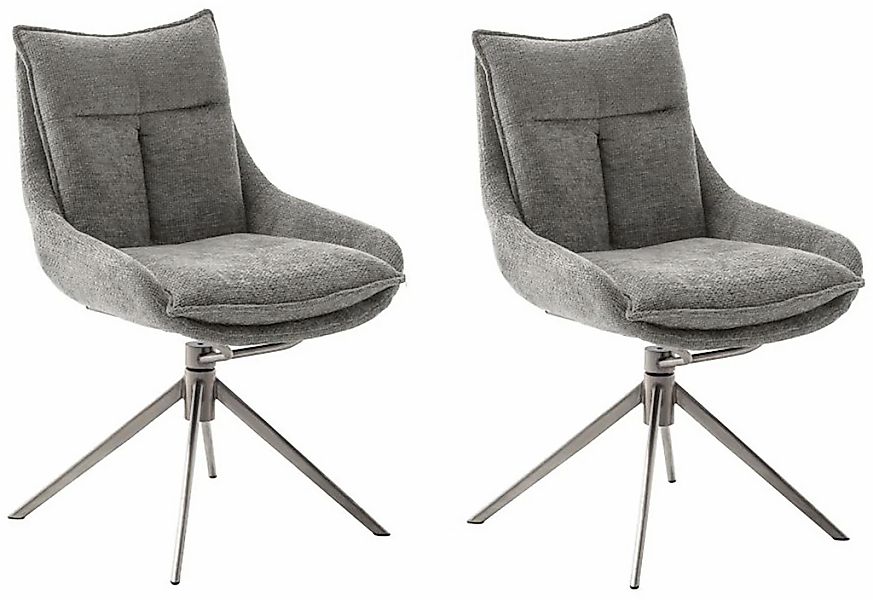 MCA furniture Esszimmerstuhl "PARKER" () (2er-Set), drehbar 360, Dreh- & Sc günstig online kaufen