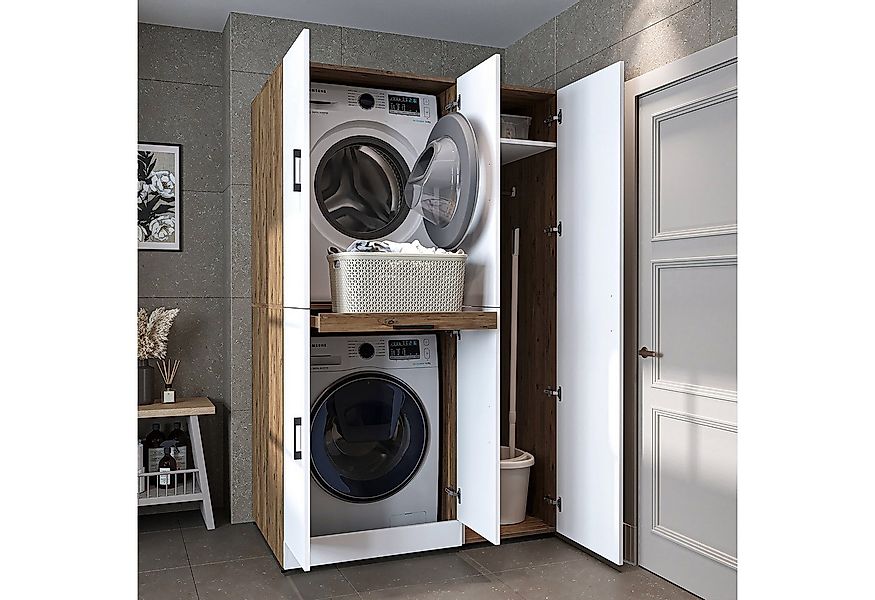 Roomart Waschmaschinenumbauschrank Roomart Dora - 115 (Waschmaschinenschran günstig online kaufen