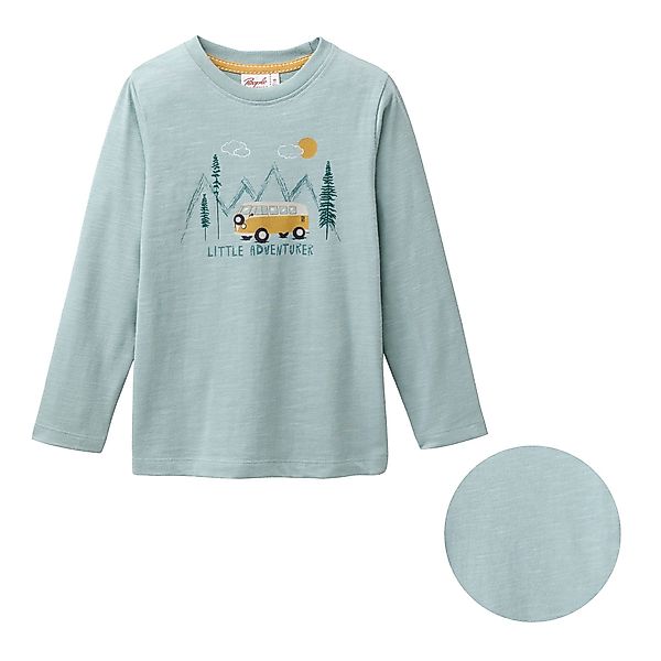 People Wear Organic Langarmshirt mit Motiv günstig online kaufen