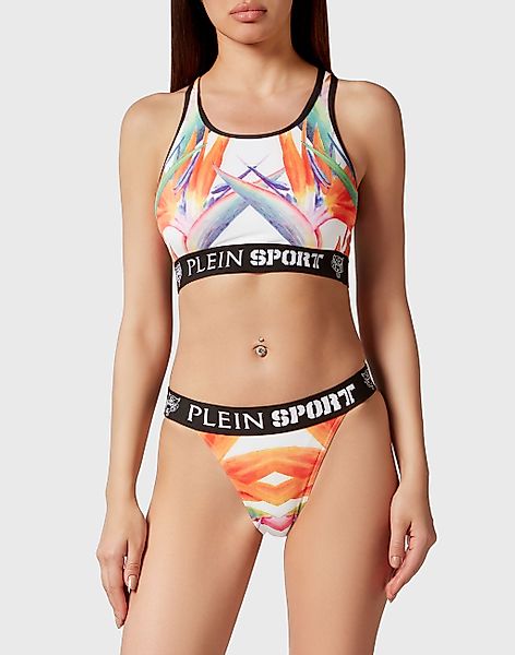 PLEIN SPORT Triangel-Bikini "Flowers" günstig online kaufen