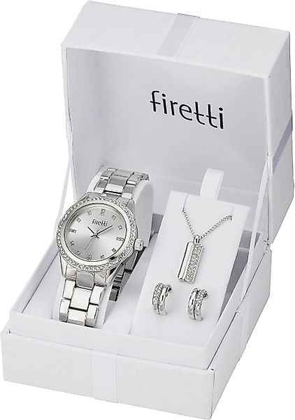 Firetti Quarzuhr, (Set, 4-tlg., inkl. Ohrstecker günstig online kaufen