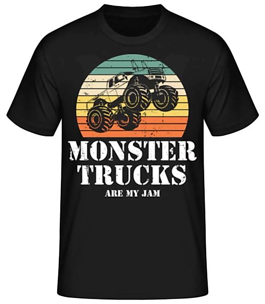 Retro Sun Monster Truck · Männer Basic T-Shirt günstig online kaufen
