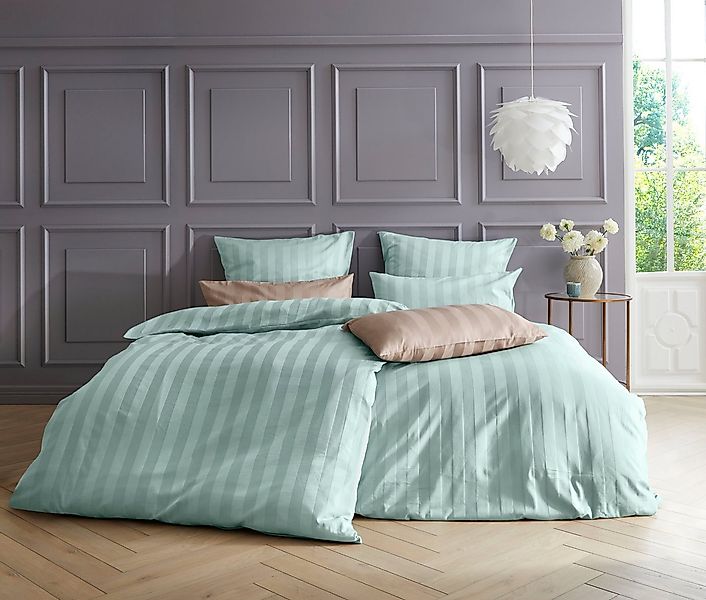 OTTO home Bettwäsche Malia in Gr. 135x200 oder 155x220 cm, Mako-Satin, 2 te günstig online kaufen