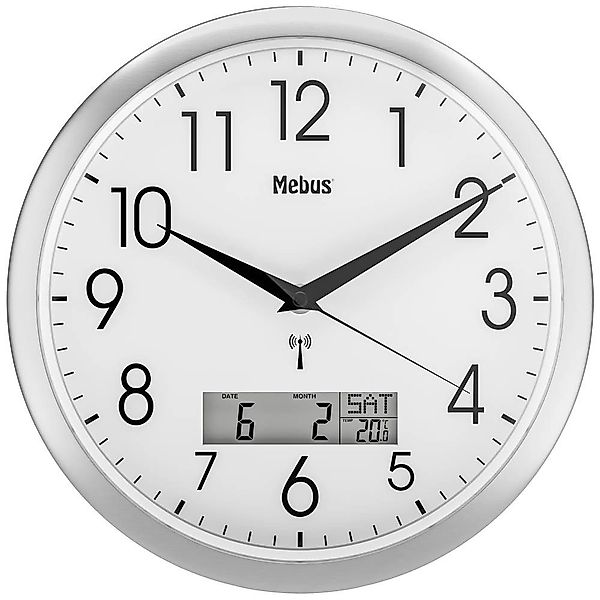 Mebus Wanduhr Funk Wanduhr günstig online kaufen