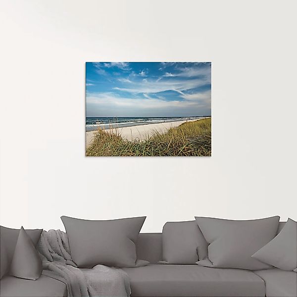 Artland Glasbild "Urlaubsfeeling Strand", Strand, (1 St.), in verschiedenen günstig online kaufen