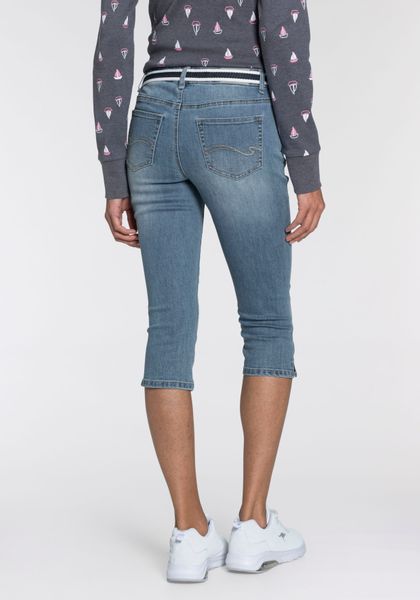 KangaROOS Caprijeans "CAPRI-JEANS mit Gürtel" Set, mit abnehmbarem Gürtel, günstig online kaufen