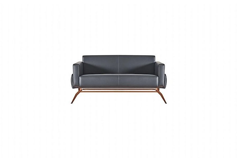 JVmoebel 2-Sitzer Sofa 2-Sitzer Schwarz Modern Design Einfarbig Arbeitszimm günstig online kaufen