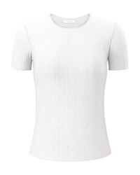 SASSYCLASSY Kurzarmshirt Geripptes T-Shirt Damen mit günstig online kaufen