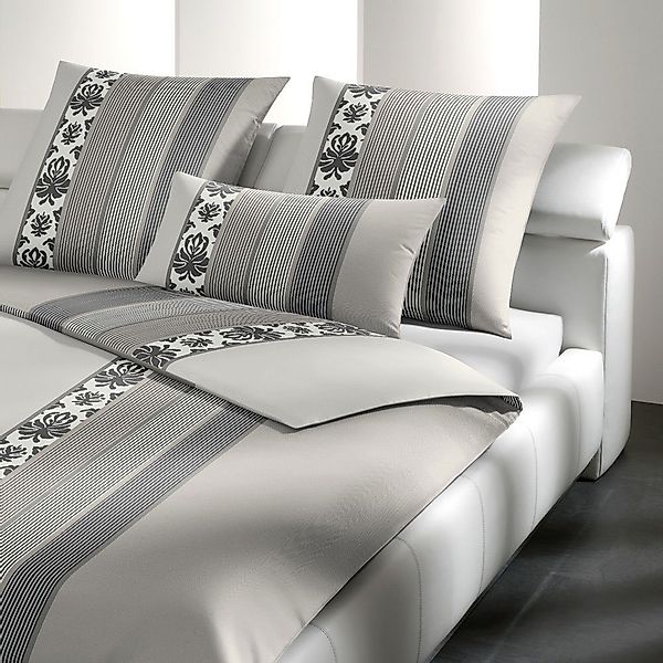 JOOP! Bettwäsche Ornament Stripe, Mako Satin, günstig online kaufen